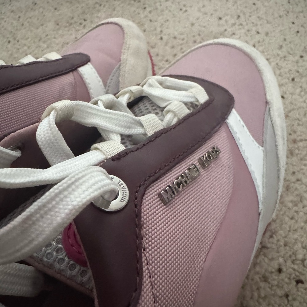 Michael Kors Mauve and Cream Sneakers - Picture 7 of 9